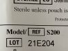 TRIMEDYNE FlexMax 200um  S200 Single Use Holmium Fiber Fiber, Bare, 200um    Exp.2024-06 to 2024-10  (Y1) FlexMax 200um