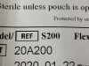 TRIMEDYNE FlexMax 200um S200 Single Use Holmium Fiber, Bare, 200um  Exp.2023-01  (Y1) FlexMax 200um