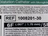 ABBOTT Viatrac 14 Plus Peripheral Dilatation Catheter   1008201-30 Exp.2024-11  (Y1) Viatrac 14 Plus