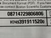 BOSTON SCIENTIFIC Emerge PTCA Dilatation Catheter  H7493919115200   Exp.2024-10  (Y22) Emerge