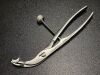 ZIMMER 4816-22-01 Reverse Angle, Self Centering Bone Holding Forceps w/ Swivel Foot, 7.25" (New)