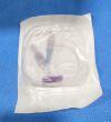 ICU MEDICAL A1099 Smallbore Pressure Infusion Ext Set w/Remv Microclave Clear, NanoClave T-Connector, Purple Clamp, Rotating Luer (50ct)