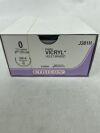 ETHICON J381H COATED VICRYL (polyglactin 910) Suture, Taper Point, Absorbable, UR-4 40mm 5/8 Circle, Violet Braided 27" = 70cm, Size: 0