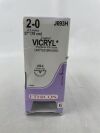 ETHICON J693H Coated Vicryl Undyed Braided Sutures, Size 2-0, 27in length, OS-4 needle