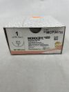 ETHICON MCP347H Monocryl Plus Absorbable Monofilament Suture, Size 1, 36 in. Length, CT-1 Needle
