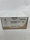 ETHICON N879H Surgical Gut Suture - Chromic, Taper Point, Absorbable, UR-6 26mm 5/8 Circle, Chromic Monofilament 27" = 70cm, Size: 0