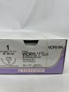 ETHICON VCP519H COATED VICRYL Plus Antibacterial (polyglactin 910) Suture, TAPERCUT, Absorbable, V-34 36mm ½ Circle, Violet Braided 36" = 90cm,