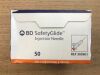 BD 305901 SafetyGlide Injection Needle 25G x 5/8 (50/Box)