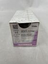 ETHICON VR494 Vicryl Rapide Absorbable Braided Polyglactin 910 Suture, Size 4-0, 18 in. Length, P-3 Needle