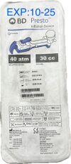 BD Ref ID4030 Presto Inflation Device 17 in. Tubing Length 40 ATM Size EXP: 10-25 LOT OF 7