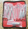 ODONTOMED EX-346 9 Pcs Basic Dental Surgery Extraction Extracting Forceps Elevator Set Kit W/Case Hand Instrument