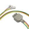 NIHON KOHDEN BR-913P   K910A 3 Lead Cable lot 405585765 ECG unit