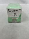 ETHICON 662G ETHILON Nylon Suture, Reverse Cutting, Non-Absorbable, FS-2 19mm 3/8 Circle, Black Monofilament 18" ˜ 45cm, Size: 4-0