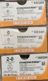 ETHICON Ethibond 2-0 # X834H   SH needle  exp. July 2027 Sutures