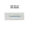 MARINA MEDICAL 300-123 Disposable Loop Electrode , Shaft length: 130mm, 20mm x 8mm ,EXP 2020/06