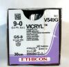 ETHICON V549G 9-0 VICRYL VIOLET 1X12" TG140-8 DOUBLE ARMED