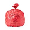 MEDLINE NON152426 Biohazard Waste Bag, Red, 24 X 26, 10 Gallon, 1.5 Mil (500/Bx)