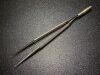 SCANLAN 4004-95 Dennis Micro Forceps, Diamond Dust Tips, STR, 7"