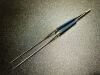 SCANLAN 3003-816 Legacy Bayonet Micro Forceps, Titanium, 0.5mm STR Diamond Jaw, 8.75"
