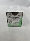 ETHICON 1893G ETHILON Nylon Suture, Precision Cosmetic - Conventional Cutting PRIME, Non-Absorbable, PC-5 19mm 3/8 Circle, Black Monofilament