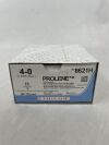 ETHICON 8621H PROLENE Polypropylene Suture, Straight Cutting Needles, Non-Absorbable, KS 60mm Straight, Blue Monofilament 30" = 75cm, Size: 4