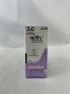 ETHICON J215H COATED VICRYL (polyglactin 910) Suture, Taper Point, Absorbable, RB-1 17mm ½ Circle, Undyed Braided 27" = 70cm, Size: 3-0