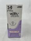 ETHICON J258H Coated Vicryl Absorbable Braided Polyglactin 910 Suture, Size 3-0, 27 in. Length, CT-1 Needle
