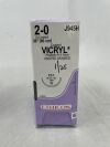ETHICON J945H Coated Vicryl Absorbable Braided Polyglactin 910 Suture, Size 2-0, 36 in. Length, CT-1 Needle