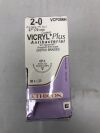 ETHICON VCP266H Coated Vicryl Plus Antibacterial Undyed Braided Suture, Size 2-0, 27in length, CP-1 needle