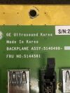 GE MEDICAL SYSTEMS LOGIQ A5 BACKPLANE ASSY 5140498 FRU: 5144581 PWB: 5140499 LOGIQ A5 BACKPLANE ASSY 5140498 FRU: 5144581 PWB: 5140499 Ultrasound General