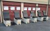 MIDMARK RITTER Ritter Midmark Exam Table Model 604 with New Creme Upholstery Exam Table