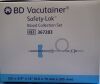 BD 367283 Vacutainer Push Button Blood Collection Sets; 23G x 3/4" x 12" (Box of 50)