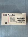 BD 405184 QUINCKE SPINAL NEEDLE, PINK HUB 18G X 3.5. BOX OF 25