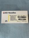 BD 405182 QUINCKE SPINAL NEEDLE, YELLOW HUB 20G X 3.5". BOX 0F 25