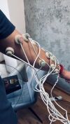 MORTARA ELI 280 with suction electrodes ECG unit