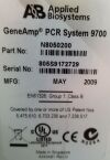 APPLIED BIOSYSTEMS 9700 GENEAMP PCR SYSTEM
