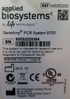 APPLIED BIOSYSTEMS 9700 GENEAMP PCR SYSTEM