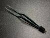 KIRWAN 21-1413AUS AURA Yasargil Bayonet Bipolar Forceps, Non-Stick, Irrigating, 1.3mm, 7"