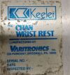 KEELER CHAN WRIST REST
