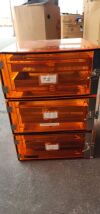 TERRA UNIVERSAL 3 Cabinets Amber Desiccator 1967-00 mar25 #Be Sterilizer