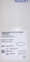 MAQUET M00202019575PO Hemashield Platinum Finesse Ultra Thin cardiovascular Patch .6cm X 7.6cm