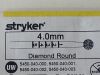STRYKER Lot Of 2 S2 Diamond Round Bur 4.0mm  5540-012-040 Exp.2025-01  (A22) Diamond Round