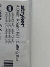 STRYKER 4.0mm Round Fast Cutting  1608-006-137 Exp.2024-10 & 2025-01  (A22) 4.0mm Round Fast Cutting