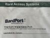 BARD Ti Implantable Port 9.6F 0602270 Exp.2025-04  (A22) BardPort