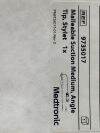 MEDTRONIC Malleable Suction Medium, Angle Tip Stylet  9735017 Exp.2025-03  (B6/B7) Malleable Suction Medium Angle