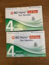 BD BECTON DICKINSON 320550 (2 Boxes) BD nano ultra fine 4mmx 32G 100 ct