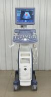 GE Voluson P8 Ultrasound System 5484707 W/  4C-RS Convex Array Transducer - 199191 Voluson P8