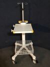 Equipment Stand :  Equipment Stand with basket and IV pole