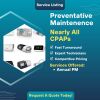 VARIOUS NEARLY ALL MODELS Preventive Maintenance CPAP