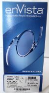 BAUSCH & LOMB MXUE2100 +21.00D enVista MX60E Hydrophobic Acrylic Intraocular Lens IOL (Expired 2025/01)